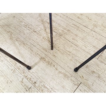 SET 6 SEDIA Augusto Bozzi ANNI 50 Saporiti FERRO STOFFA DESIGN CHAIR VINTAGE