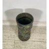 GROSSO VASO CERAMICA ITALY 1900 PORTA OMBRELLI C.A.A FOGLIE AUTUNNO VASE CERAMIC