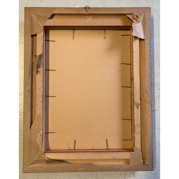 ANTICO QUADRO OLIO R. Frigerio RITRATTO GENERE SCUGNIZZO RAGAZZO con SIGARETTA