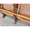 ANTICA PANCA da CINEMA 5 posti POLTRONA TEATRO sedia legno POLTRONCINA anni 50