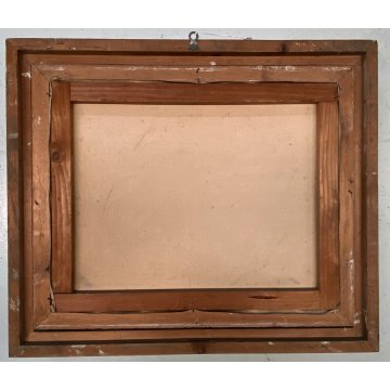 ANTICO QUADRO DIPINTO OLIO MARINA G. Fraschetti PAESAGGIO VEDUTA VENEZIA BARCHE
