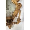 ANTICA GRANDE APPLIQUE SPECCHIERA PUTTO 1800 ANGELO SPECCHIO LEGNO DORATO