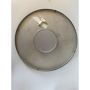 OROLOGIO da PARETE VINTAGE WALL CLOCK CARTE da GIOCO MECCANICO CIFRE ROMANE ø33