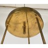 LAMPADARIO ANNI 60 ZERO QUATTRO FONTANA ARTE VETRO OTTONE HANGING LAMP DESIGN