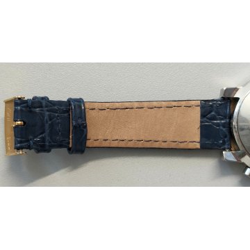 BUCHERER Automatic CHRONO 283.500 orologio polso VINTAGE data ACCIAIO ORO montre