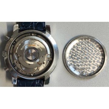 BUCHERER Automatic CHRONO 283.500 orologio polso VINTAGE data ACCIAIO ORO montre