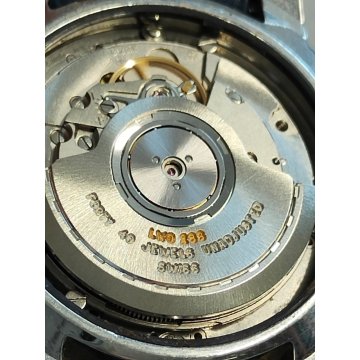 BUCHERER Automatic CHRONO 283.500 orologio polso VINTAGE data ACCIAIO ORO montre