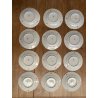SET CAFFE TE' 12 pers PORCELLANA Herend Hungary DECORO CHINESE BOUQUET RUST '900