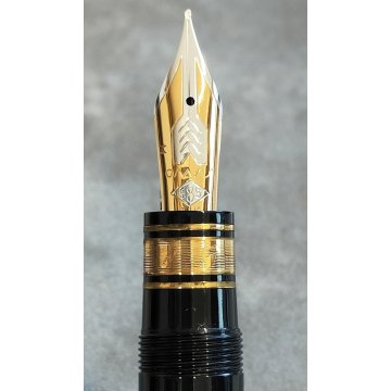 Penna Stilografica OMAS Extra 557/S NERO ORO 14k FOUNTAIN PEN Limited Edition M