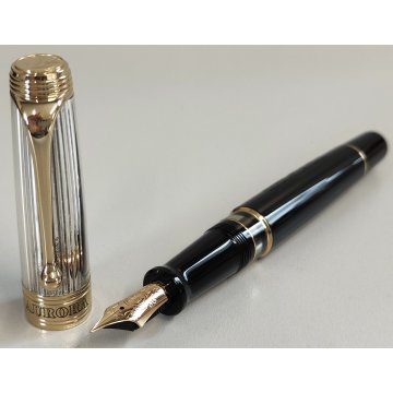 AURORA Ultima Lira PENNA STILOGRAFICA Edizione Limitata SILVER FOUNTAIN PEN box