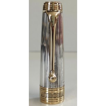 AURORA Ultima Lira PENNA STILOGRAFICA Edizione Limitata SILVER FOUNTAIN PEN box