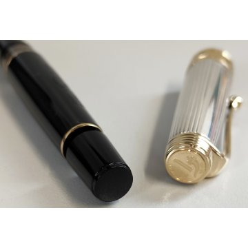 AURORA Ultima Lira PENNA STILOGRAFICA Edizione Limitata SILVER FOUNTAIN PEN box