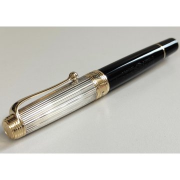 AURORA Ultima Lira PENNA STILOGRAFICA Edizione Limitata SILVER FOUNTAIN PEN box