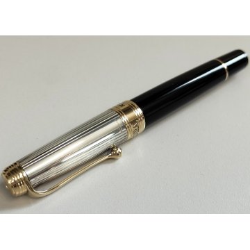 AURORA Ultima Lira PENNA STILOGRAFICA Edizione Limitata SILVER FOUNTAIN PEN box