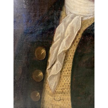 ANTICO DIPINTO OLIO J. M. Schwabeda RITRATTO NOBILUOMO AEtatis 36 annos 1787
