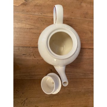SERVIZIO TE 4 pers  CERAMICA RICHARD-GINORI San Cristoforo DECORATA A MANO FIORI