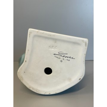 ANTICA MADONNA DELL' AMORE CERAMICA LENCI ELENA SCAVINI TORINO EPOCA 900 UCCELLI