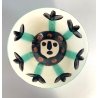 RARA CIOTOLA CERAMICA PABLO PICASSO MADOURA VISAGE A.R. 290 EPOCA 1950 FACE 1950