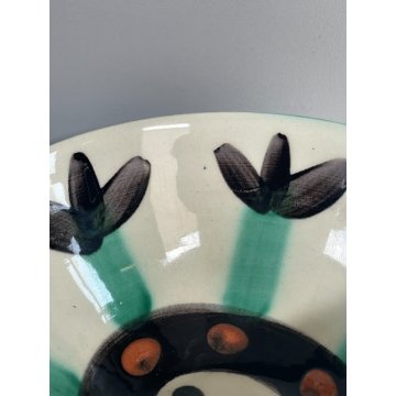 RARA CIOTOLA CERAMICA PABLO PICASSO MADOURA VISAGE A.R. 290 EPOCA 1950 FACE 1950