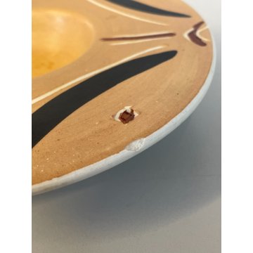 POSACENERE DESIGN CERAMICA LAURA FIUME ANNI 90 DECORO VINTAGE CIOTOLA PORTA LUME