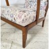 POLTRONA RECLINABILE Paolo Buffa ANNI 50 LEGNO FAGGIO TESSUTO ARMCHAIR ITALY