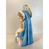ANTICA SCULTURA CERAMICA Tiziano Galli MATERNITA' MADONNA Gesù Bambino RELIGIOSO