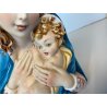 ANTICA SCULTURA CERAMICA Tiziano Galli MATERNITA' MADONNA Gesù Bambino RELIGIOSO