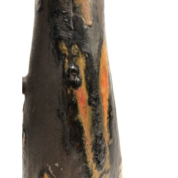 VASO BROCCA VERSATOIO CERAMICA FAT LAVA DESIGN BRUTALISTA MODERNISTA "Leo 9" '59