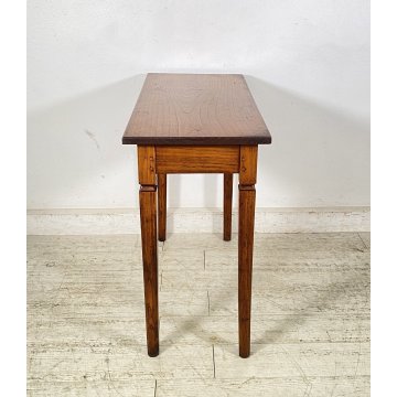 ANTICO TAVOLINO SCRITTOIO LEGNO ROVERE PRIMI 1900 TABLE SCRIVANIA OLD 1 CASSETTO