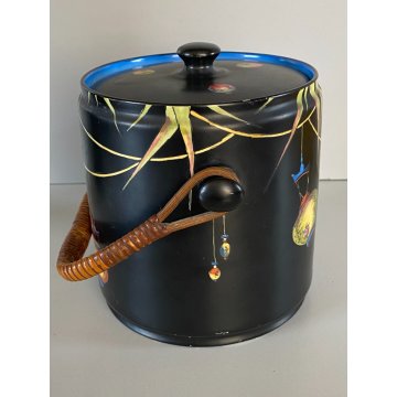 RARO BARATTOLO e VASO Crown Ducal Ware ENGLAND DECORO CHINESE LANTERN ART DECO'
