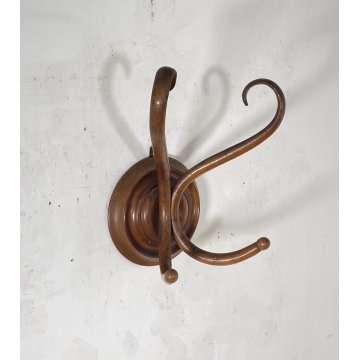 APPENDIABITI PARETE LEGNO FAGGIO CURVATO THONET MIDCENTURY ITALY ANNI 40