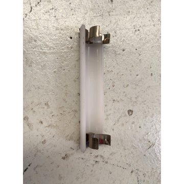 LOTTO 4 APPLIQUE VINTAGE SCONCE ALLUMINIO DIFFUSORE CRISTALLO STILE Fontana Arte