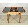 RARO TAVOLO GIOCO PRIMI 1900 RADICA DI OLMO LEGNO ROULETTE SCACCHI GAME TABLE