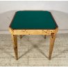 RARO TAVOLO GIOCO PRIMI 1900 RADICA DI OLMO LEGNO ROULETTE SCACCHI GAME TABLE