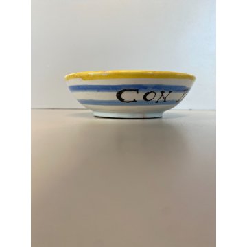 CIOTOLA MAIOLICA "Con pol di S Casa" SANTA CASA LORETO MADONNA Gesù GLOBO XIXsec
