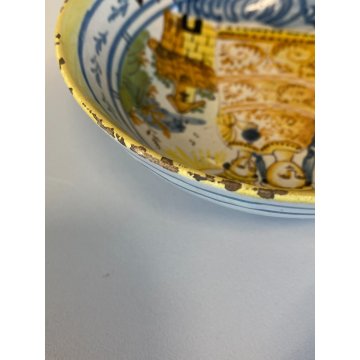 CIOTOLA MAIOLICA "Con pol di S. Casa" SANTA CASA LORETO MADONNA BAMBINO XIX sec