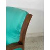 POLTRONA VINTAGE DECO LEGNO FAGGIO EPOCA 1950 DESIGN SEDIA SALOTTO DIVANO SOFA