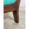 POLTRONA VINTAGE DECO LEGNO FAGGIO EPOCA 1950 DESIGN SEDIA SALOTTO DIVANO SOFA