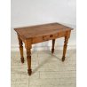 ANTICO TAVOLINO RETTANGOLARE LEGNO PIOPPO epoca 1800 TAVOLO PICCOLA SCRIVANIA