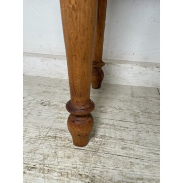 ANTICO TAVOLINO RETTANGOLARE LEGNO PIOPPO epoca 1800 TAVOLO PICCOLA SCRIVANIA