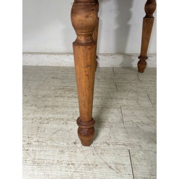 ANTICO TAVOLINO RETTANGOLARE LEGNO PIOPPO epoca 1800 TAVOLO PICCOLA SCRIVANIA