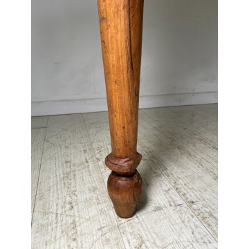 ANTICO TAVOLINO RETTANGOLARE LEGNO PIOPPO epoca 1800 TAVOLO PICCOLA SCRIVANIA