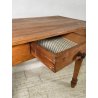 ANTICO TAVOLINO RETTANGOLARE LEGNO PIOPPO epoca 1800 TAVOLO PICCOLA SCRIVANIA