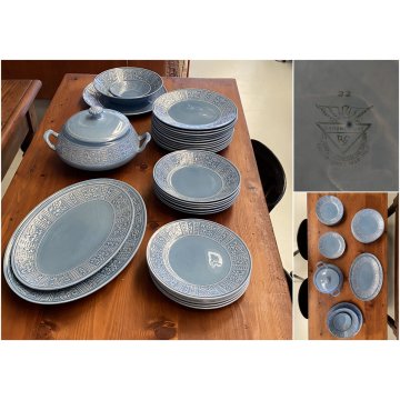 SERVIZIO PIATTI 6 pers "MARGHERITA" DESIGN A. Campi CERAMICA S.C. Richard Ginori