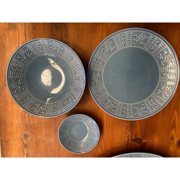 SERVIZIO PIATTI 6 pers "MARGHERITA" DESIGN A. Campi CERAMICA S.C. Richard Ginori