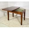 ANTICO TAVOLO PRANZO ALLUNGABILE A LIBRO TABLE LEGNO NOCE EPOCA 1800 SALOTTO