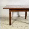 ANTICO TAVOLO PRANZO ALLUNGABILE A LIBRO TABLE LEGNO NOCE EPOCA 1800 SALOTTO