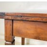 ANTICO TAVOLO PRANZO ALLUNGABILE A LIBRO TABLE LEGNO NOCE EPOCA 1800 SALOTTO