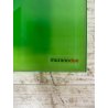 COPPIA LAMPADA PARETE VETRO MURANO DUE Gio S P-PL 40 BIANCO SATINATO ROSSO VERDE