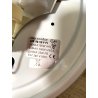 COPPIA LAMPADA PARETE VETRO MURANO DUE Gio S P-PL 40 BIANCO SATINATO ROSSO VERDE